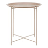 Round Side Coffee Table Tray Desk Sofa Living Room Night Stand End Metal UK