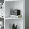 120cm Corner Bookshelf Cupboard Display Cabinet Bookcase Shelving Unit Decor