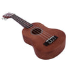 26" In Uke Rosewood Fingerboard Basswood Ukulele w/Bag Pick Strings Brown