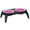 Double Raised Elevated Folding Dog Bowl Feeding Station Pet Cat Feeder