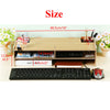 2 Tier Computer Monitor Stand Display Laptop PC/TV Screen Desk Riser Shelf UK