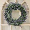 Artificial Silk Flowers Garland Hanging Lavender Boxwood Door Wreath Wedding NEW