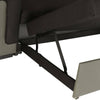NEW Corner Sofa Bed with Storage, Black Fabric + Grey Leather. Very COMFORTABLE!