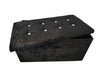 Crush Velvet Double Folding Storage Ottoman Seat Box Large Pouffee Foot Stool
