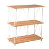 3 Tier Ladder Shelf Bookshelf Rack Stand Organizer Bookcase Unit Display Stand