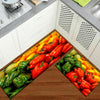 New 3D Non Slip Mat Machine Washable Kitchen Rug Entrance hall back Fruit mats