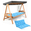 Garden Bench Pad Outdoor Quality 2 3 Seaters Furniture Swing Seat Cushion Tie On