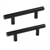 Door Kitchen Handles Cabinet Cupboard Drawer Handle Pull T Bar Uk Brushed Steel
