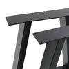 2 Industrial Metal Table Legs Trapezium Steel Frame Bench Dining Table Desk Base