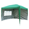 3x3m Pop Up Gazebo Marquee Outdoor Garden Party Tent Canopy 4 Side Panels New
