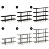Furinno Turn-N-Tube 2/3/4-Tier Multipurpose Wide Display Shelf