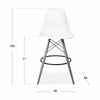 Breakfast Bar Stools Home Kitchen, Pub with Wooden Legs - 11 colors
