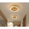 LED Golden Ring Ceiling Lamp Nordic Modern Minimalist Entrance Hallway Bedroom