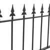Ball Top Garden Fence 1830mm GAP x 915mm H Wrought Iron Privacy Fence Panel