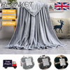 Cuddly Blanket Fluffy Faux Fur Blanket Flannel Fleece blanket Sofa Bed Throw UK