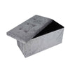 Bedroom 2 Seater Folding Storage Ottoman Seat Toy Storage Box Crushed Velvet UK