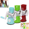 Multi-Manual Slicer Food Fruit Vegetables Fruit Cutter Rotary Grater 3 Blade