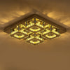 LED Ceiling Lamp Luxury Crystal Chandelier Remote Dimmable Living Room Kitchen