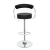 2pc Bar Stools Faux Leather Breakfast Swivel Kitchen living room Gas Lift Chairs