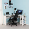 L-shaped Computer Desk Corner PC Table Workstation Home Office Study Furniture