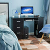 Computer Desk 3 Drawer Office Laptop PC Dressing Writing Study Table Workstation