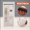 6 Types Wooden Bamboo Beaded Curtain Door Fly Screen Porch Bedroom Living