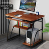 UK Computer Desk Wooden Laptop Study Table Office PC Coffee Home Bookshelf