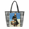 2PCS Ladies Lattice Large Tote Handbag Shoulder Bag Women designer Small Bag