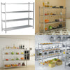 Stainless Steel Kitchen Shelf 90/150/180cm Commercial Shelving Unit Storage Rack
