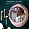 Wall-Mounted ABS Makeup Cosmetic Storage Box Dustproof Organizer Holder Rack