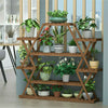 Large Sized Tough Stable Flower Pots Storage Shelf 8Tier Stable Plant Rack Stand