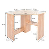 Corner Computer Desk L-shaped PC Table Workstation Home Office Study Furniture