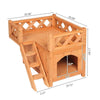 Wooden Outdoor/Indoor Pet Dog Puppy Cat Small Animal House Kennel Shelter UK