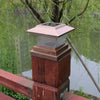 LED Solar Powered Fence Lights Outdoor Garden Landscape Deck Lamp Cold White UK