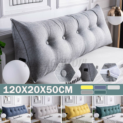 Wedge Pillow Furniture Pallet Garden Cushion Seat Cover Pad Back Sofa In/Outdoor