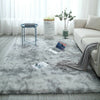 Fluffy Shaggy Rugs Anti-Skid Area Rug Dining Room Carpet Floor Mat Home Bedroom