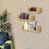Floating Shelves Wall shelf Unit decor Display Storage book Wood mounted Hanging
