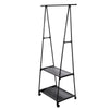 Heavy Duty Clothes Rail Rack Storage Shelf Garment Display Hanging Stand +Wheel