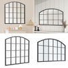 Large Window Style Wall Mirror Home Decor Rustic Art Room Hallway Arched Mirrors