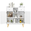Sideboard Storage Cabinet Freestanding Cupboard Wooden Display Storage Unit