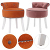 Scrollback Velvet Button Dressing Table Chair Vanity Stool Piano Stools Bedroom