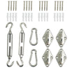 Sail Shade Steel Fixings Fittings Accessories For Use w Sun Shade Sail Canopy