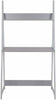 Corner Computer Desk Wood Ladder PC Laptop Writing Table with Shelf Storage Grey