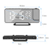 LED Smart Digital Alarm Clock Projection Temperature Projector LCD Display Time