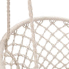 Hanging Macrame Hammock Chair Cotton Woven Rope Swing Chair Seat Beige Ace