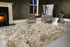 Modern Large Extra Thick 9cm High Pile SHAGGY Floor RUG with SPARKLE SHIMMER