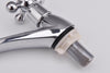 2X Basin Sink Taps Ceramic Lever Traditional Bath Twin Hot &Cold Tap Pair chrome