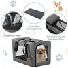 Double-Layer Pet Stroller Pushchair 3-in-1 Folding Dog Cat Walk Travel Carrier