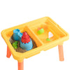 2-in-1 Sand and Water Activity Table Toy Set Children Kids Indoor Outdoor Play