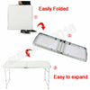 Portable Folding Desk Aluminum Trestle Table Pop-Up Garden Camping Party Picnic